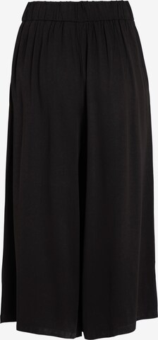 VILA Szeroka nogawka Spodnie 'Vero' w kolorze czarny