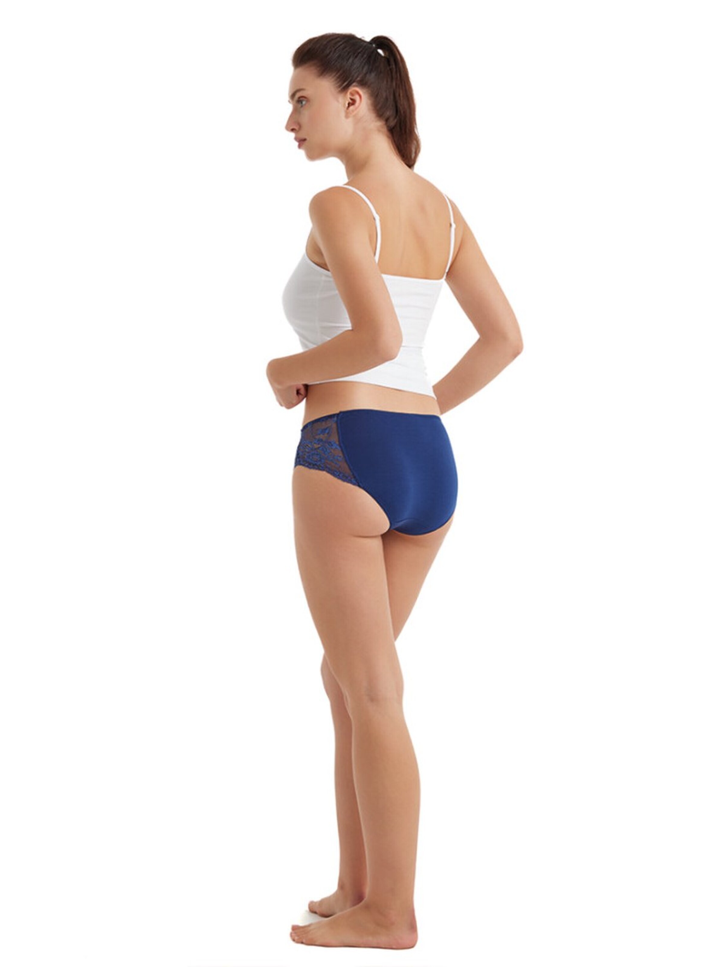 Blackspade Panty in Blue