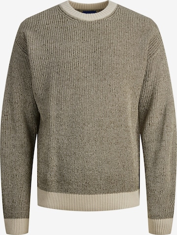 JACK & JONES Sweater in Green: front