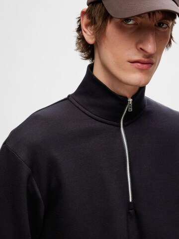 SELECTED HOMME Свитшот в Черный