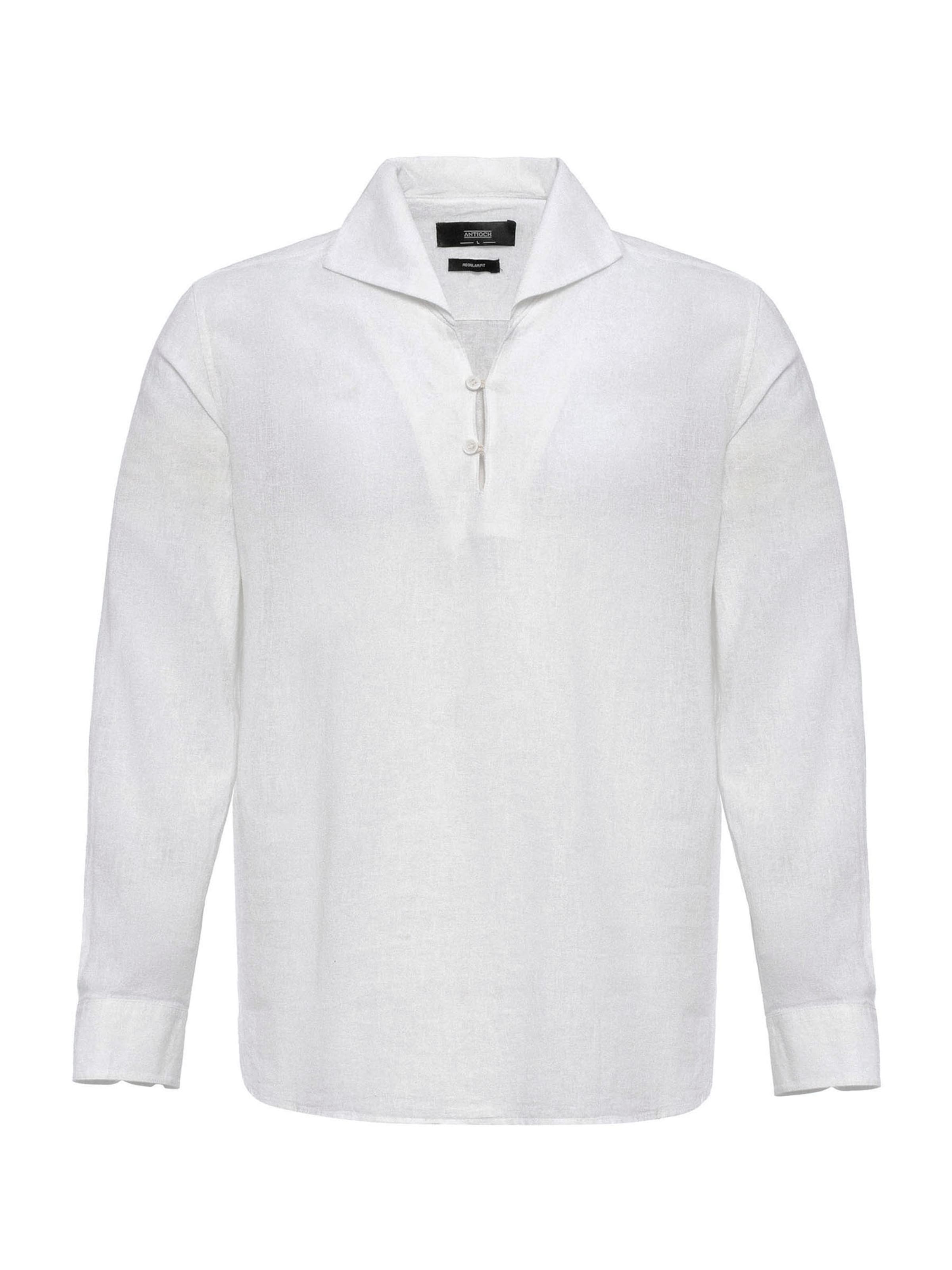 Antioch Regular fit Button Up Shirt in White: front