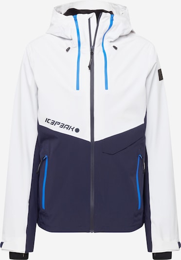 ICEPEAK Jacke 'DASSOW' in himmelblau / dunkelblau / weiß, Produktansicht