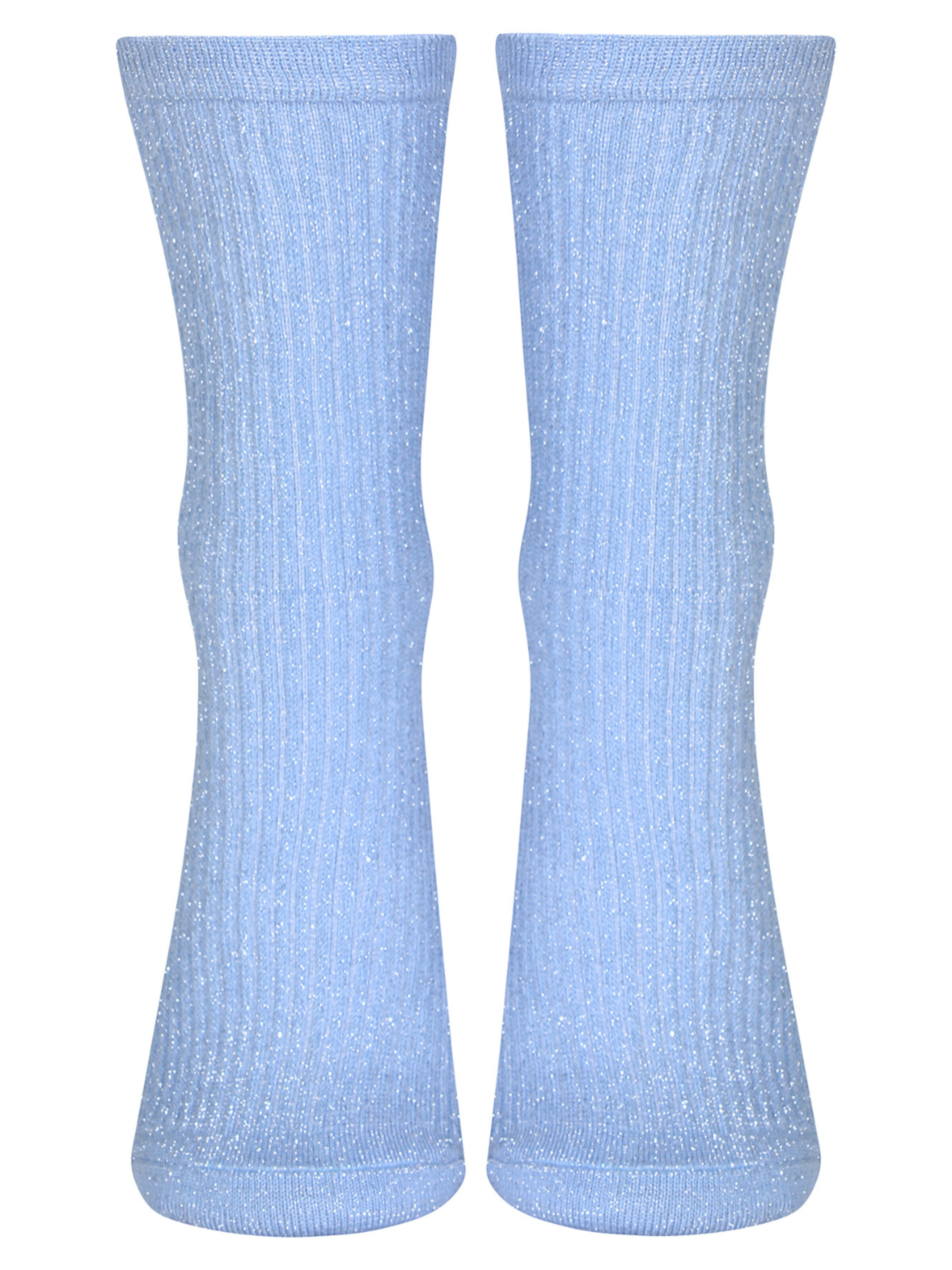 Zhenzi Sokken 'Luana 701' in Blauw