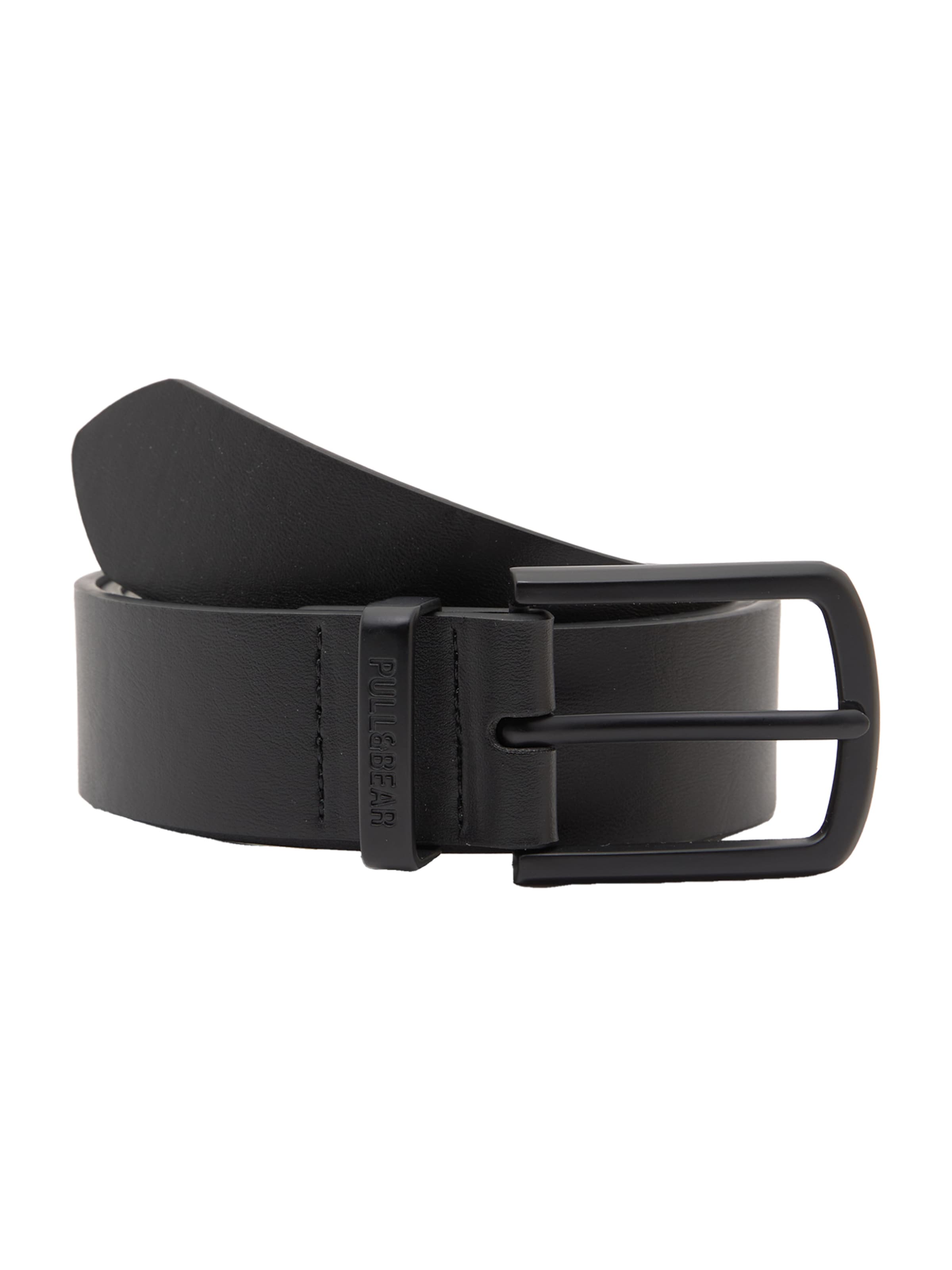 Ceinture Pull&Bear en noir : devant