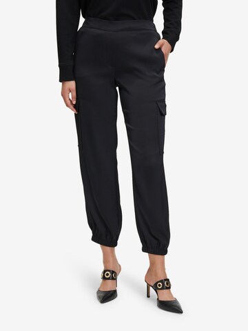 Vera Mont Regular Pants in Black: front