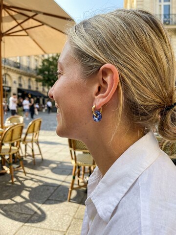 Nemomatheo Earrings 'Himmelskreis' in Blue