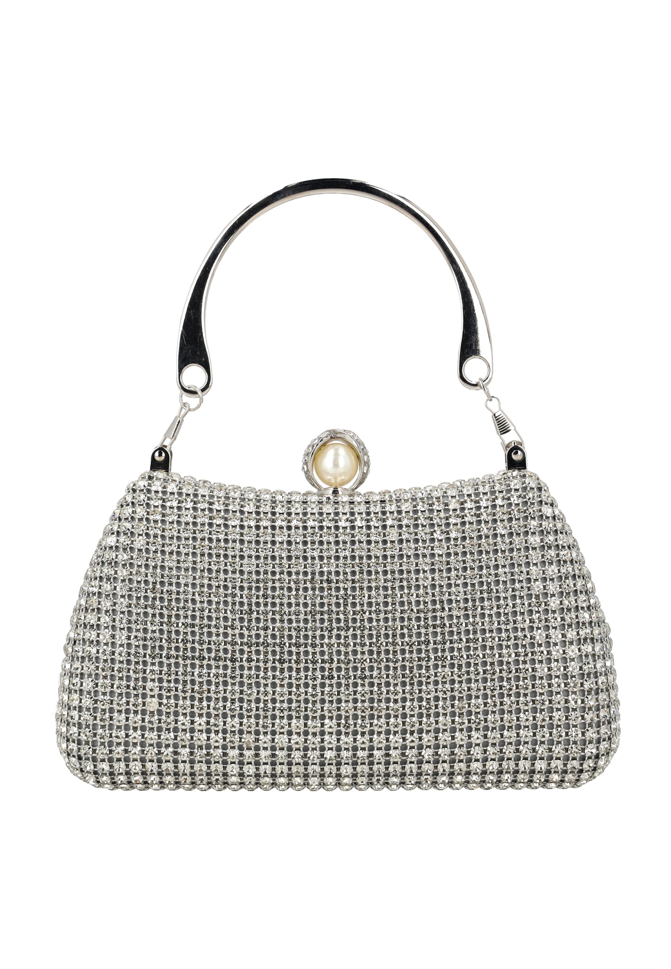 faina Pochette en argent, Vue avec produit