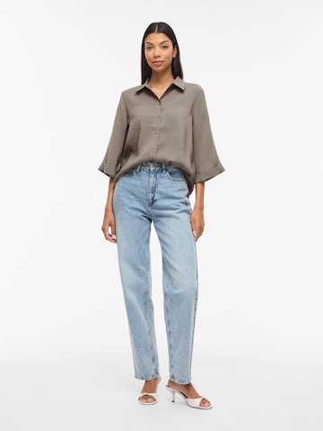 Chemisier 'VIHULA' VILA en marron