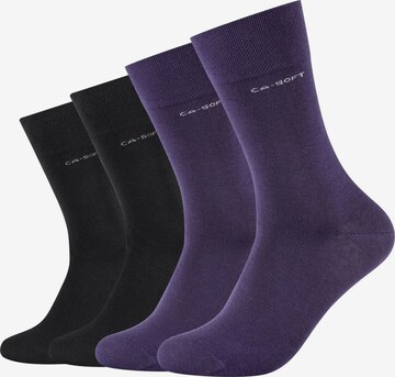 camano Socken in Lila: predná strana