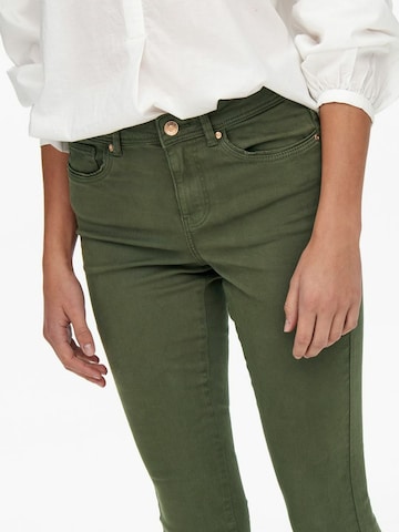 Skinny Jean 'WAUW' ONLY en vert