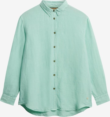Chemisier Superdry en vert : devant
