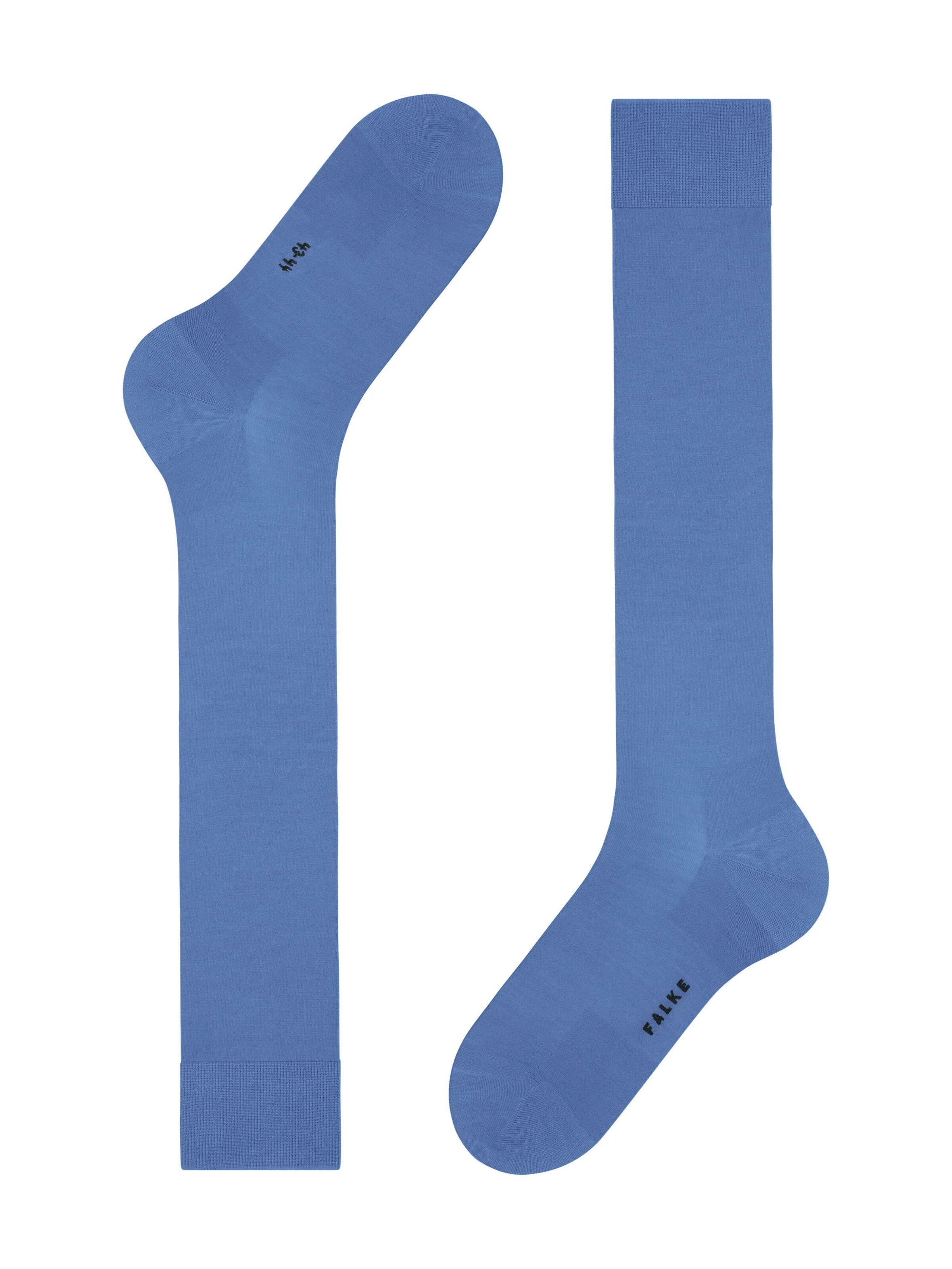 FALKE Knee High Socks 'ClimaWool' in Blue