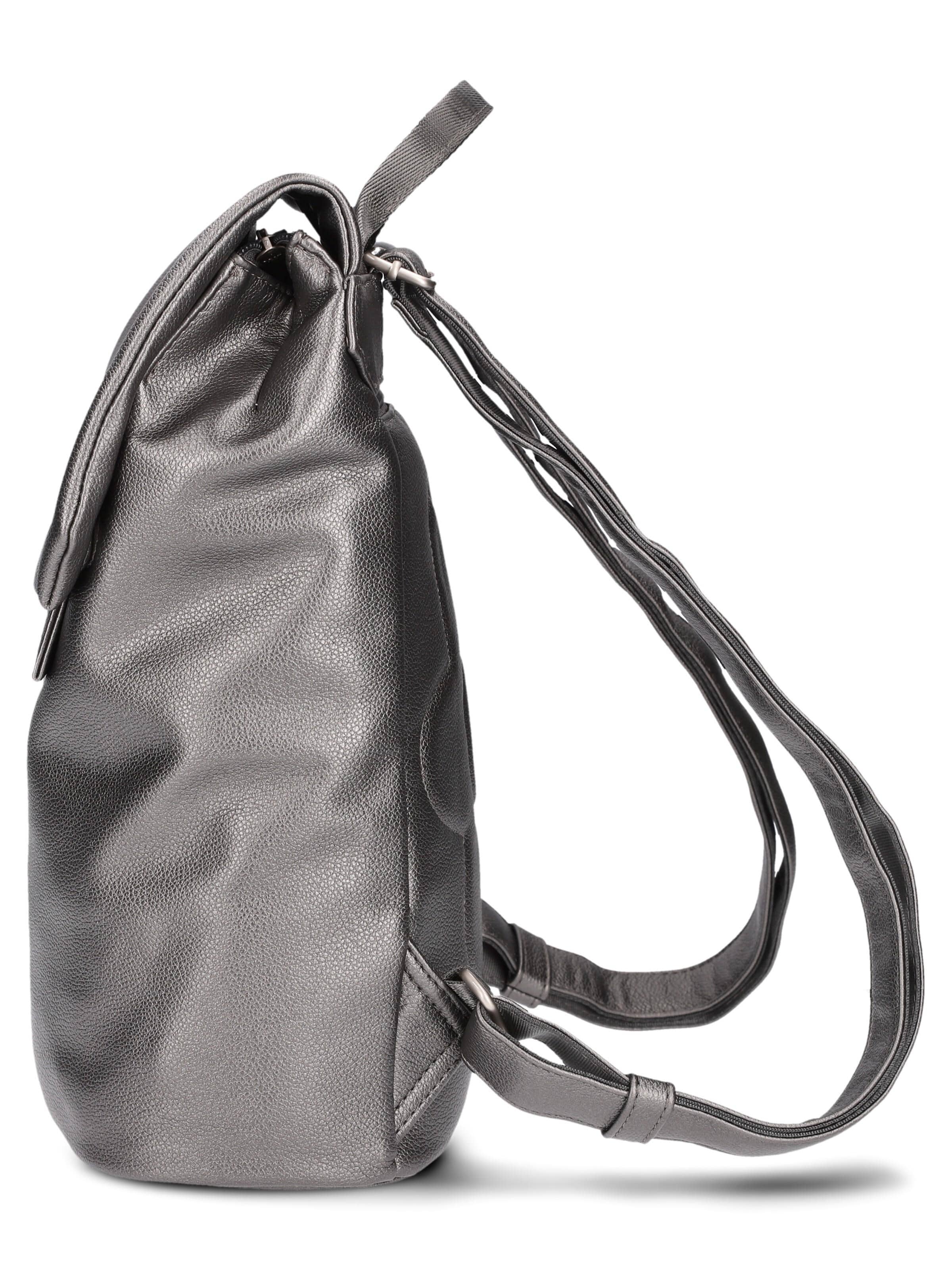 ZWEI Backpack 'Mademoiselle.M MR13' in Silver