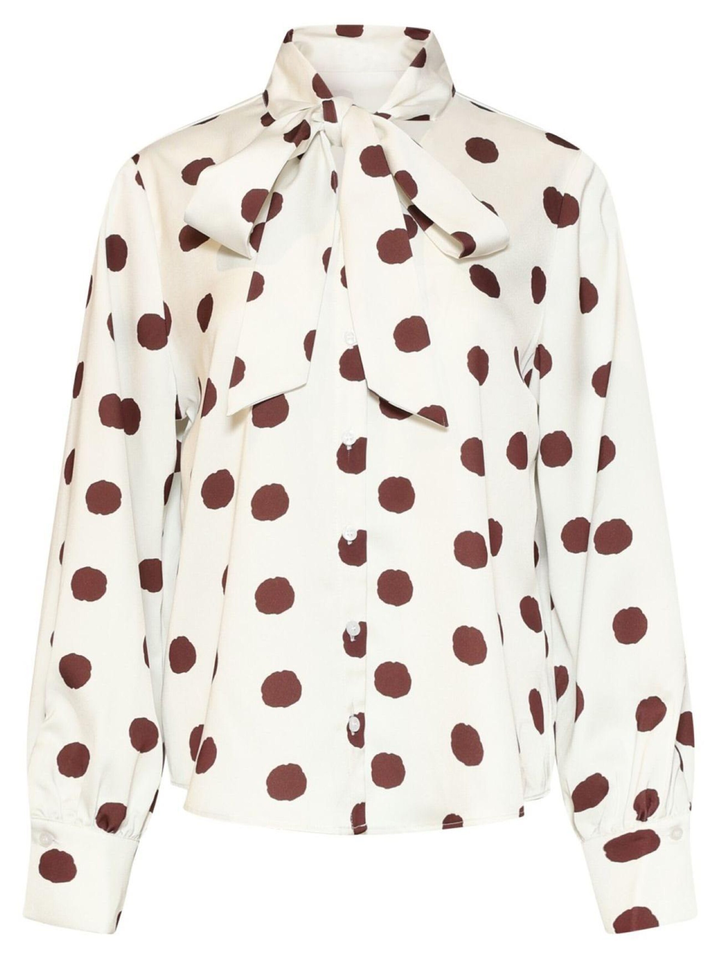 Smashed Lemon Blouse in Beige: front