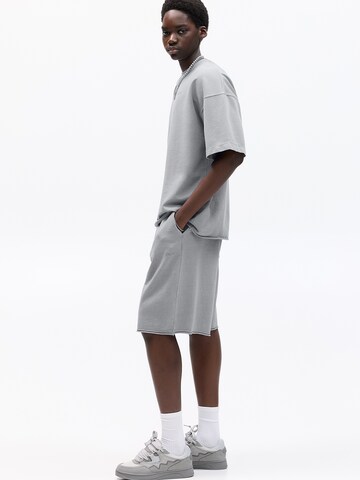 T-Shirt 'STWD' Pull&Bear en gris : devant
