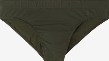 CALZEDONIA Swim Trunks in Green: front