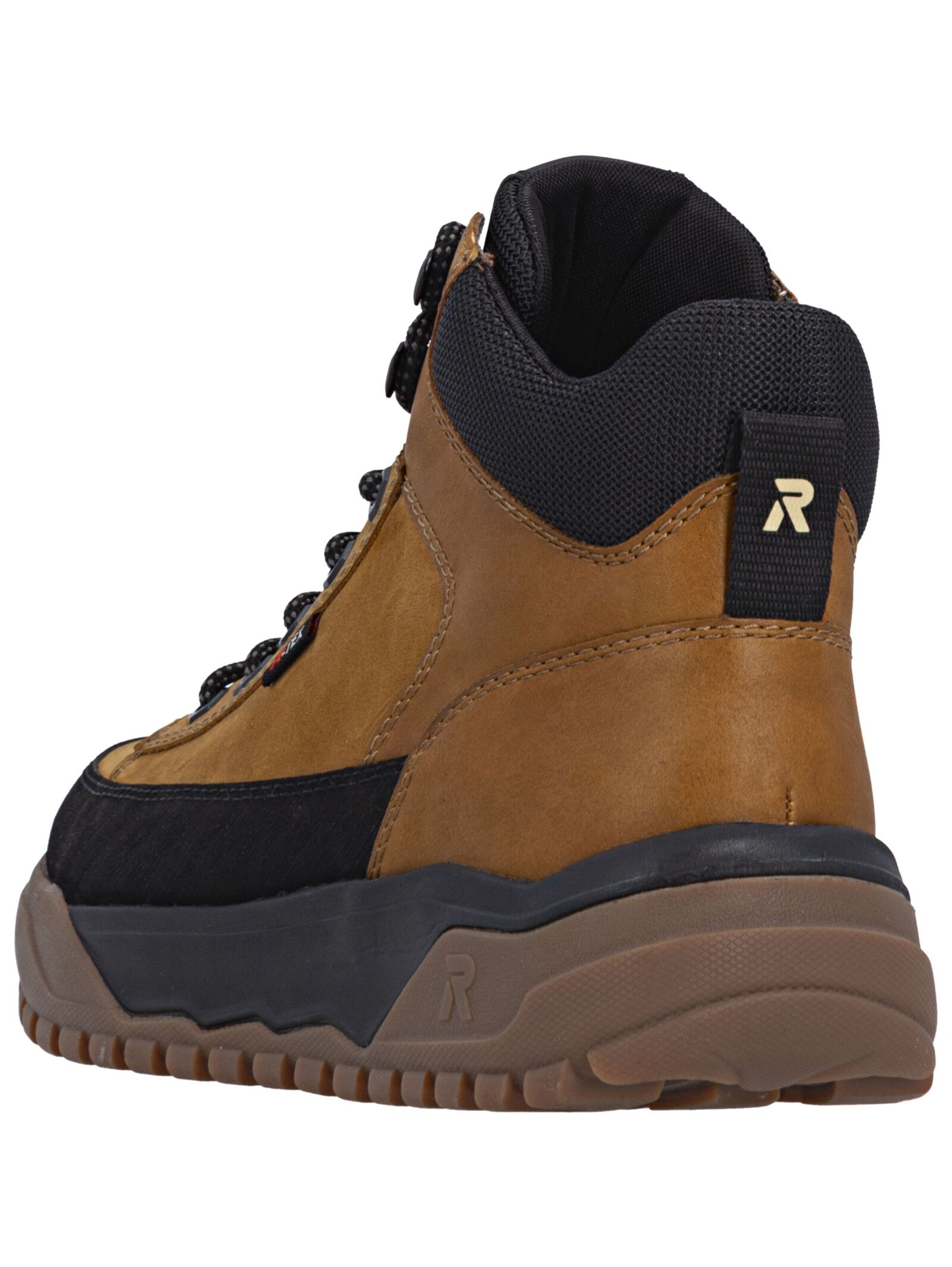 Bottes à lacets Rieker en marron