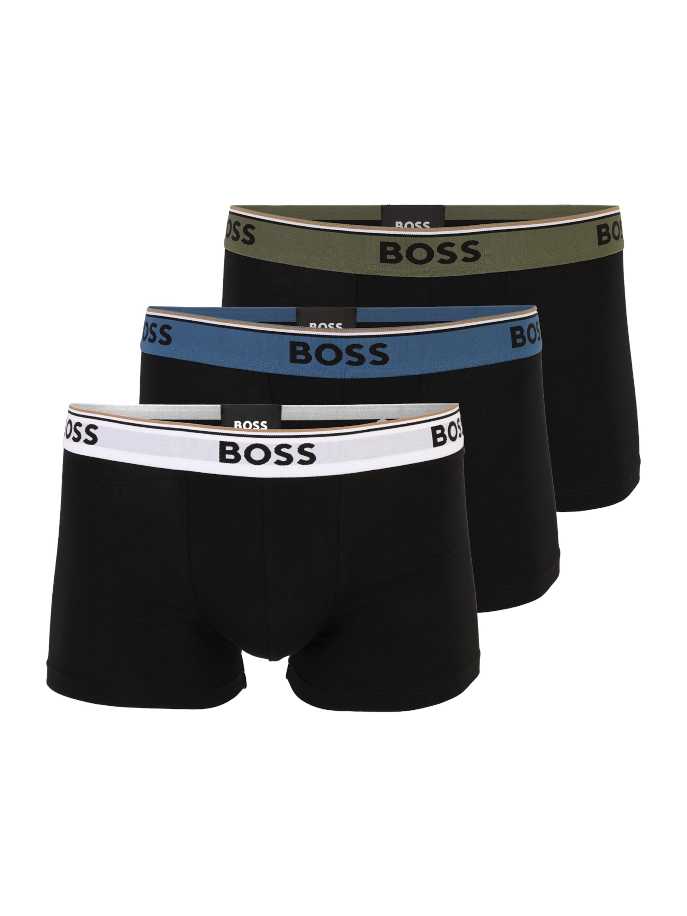 BOSS Боксерки 'Power' в черно: отпред