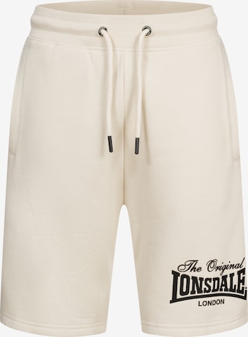 LONSDALE Regular Urheiluhousut 'Hulton' värissä beige: etupuoli