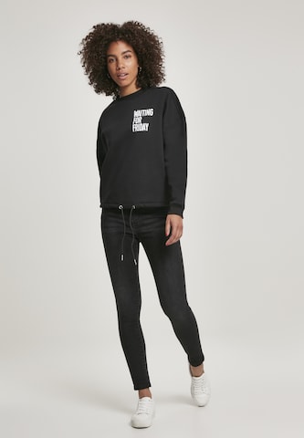 Merchcode Sweatshirt 'Waiting For Friday' in Black