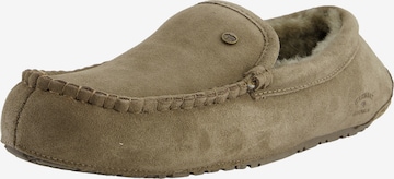 Ciabatta 'Grizzly' di Warmbat in verde: frontale