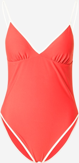 HOLLISTER Badeanzug in hellrot / weiß, Produktansicht