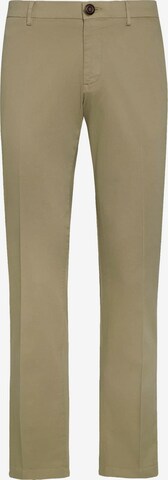 Boggi Milano Regular Chino trousers in Green: front