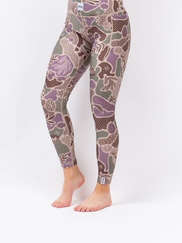 Eivy Skinny Hose in Braun: Vorderseite