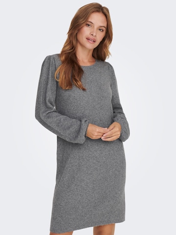 ONLY Knitted dress 'RICA' in Grey