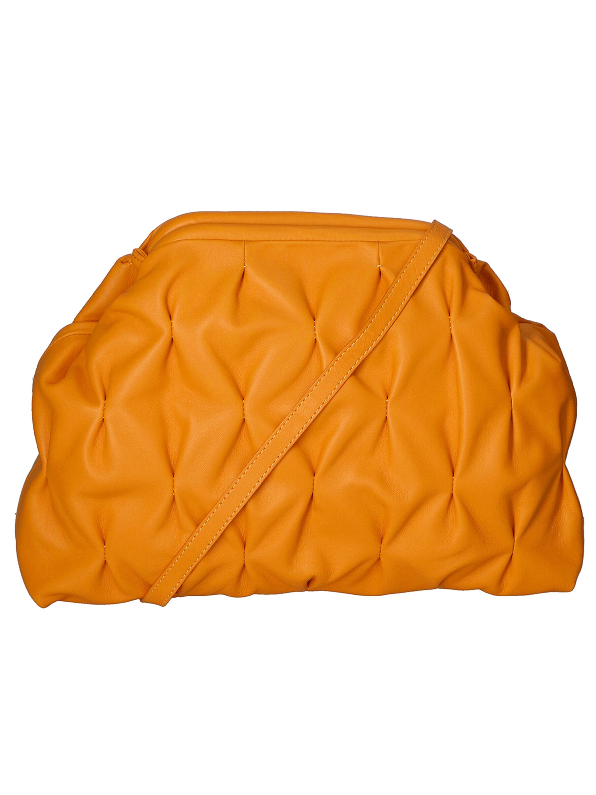 Pochette 'Pochette Verona in Pelle Sauvage - Tracolla Regolabile Made in Italy' di Gave Lux in giallo