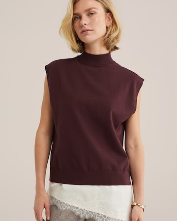 Pull-over WE Fashion en violet : devant