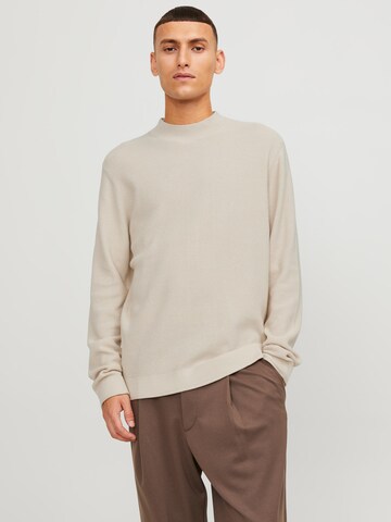 JACK & JONES Pullover 'Thomas' in Beige: predná strana