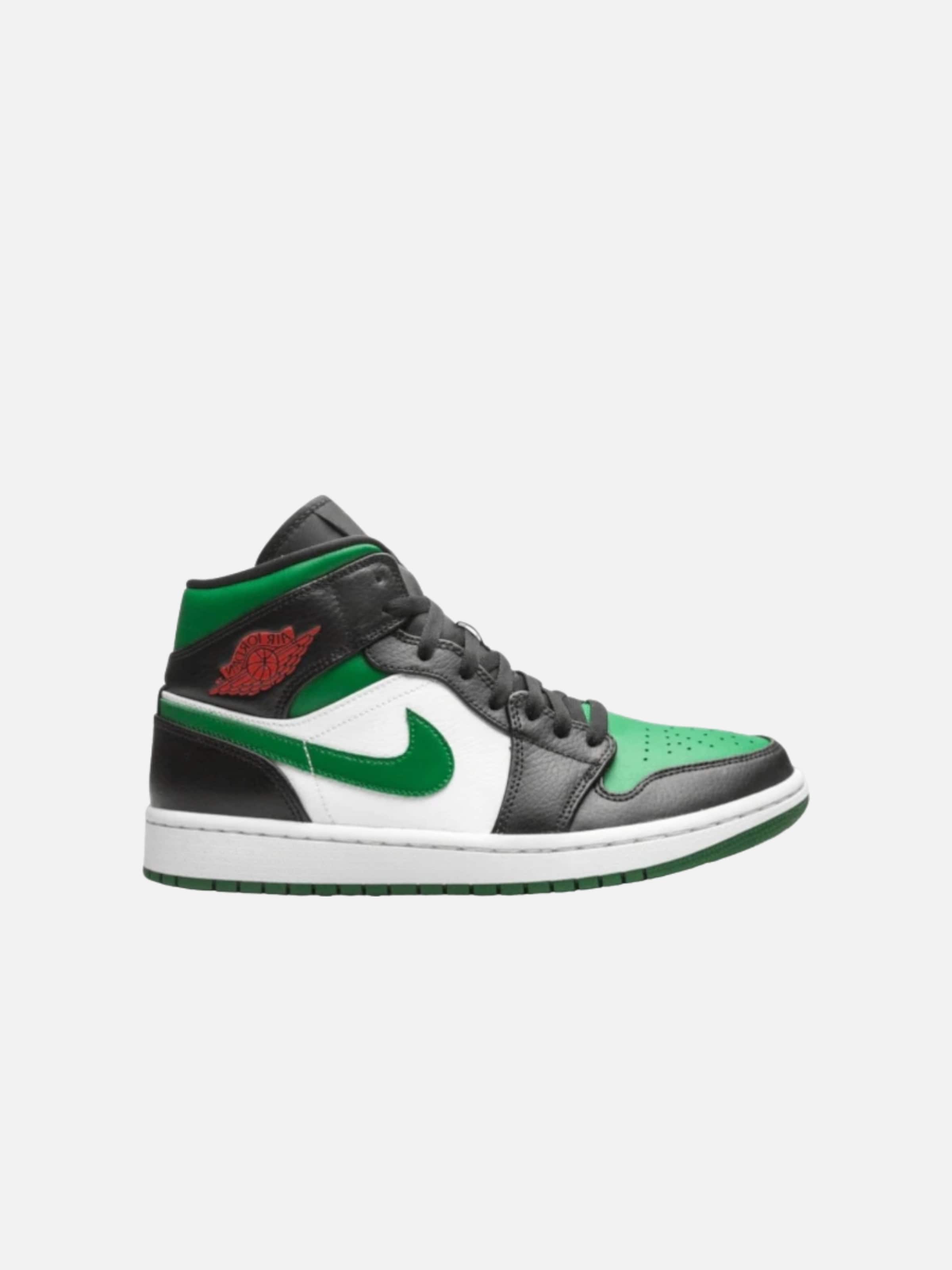 Sneaker alta 'Air 1 Mid Pine Toe' di Jordan in verde: frontale