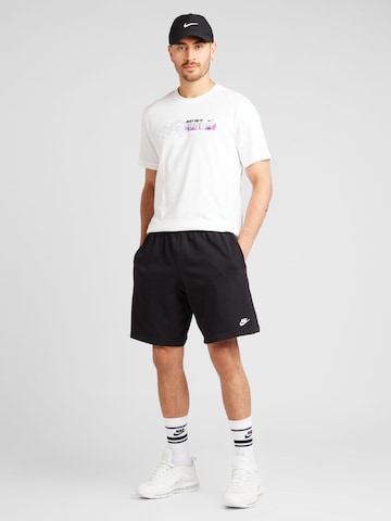 Nike Sportswearregular Hlače 'Club' - crna boja