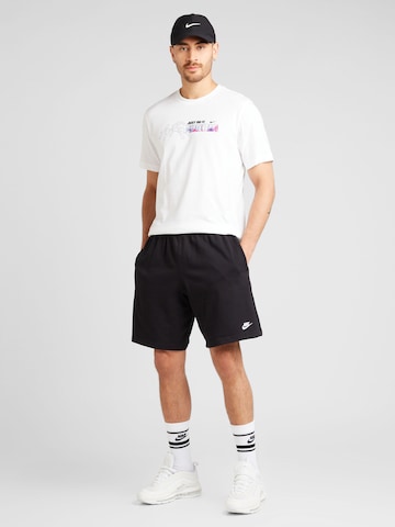 Nike Sportswear Štandardný strih Nohavice 'Club' - Čierna
