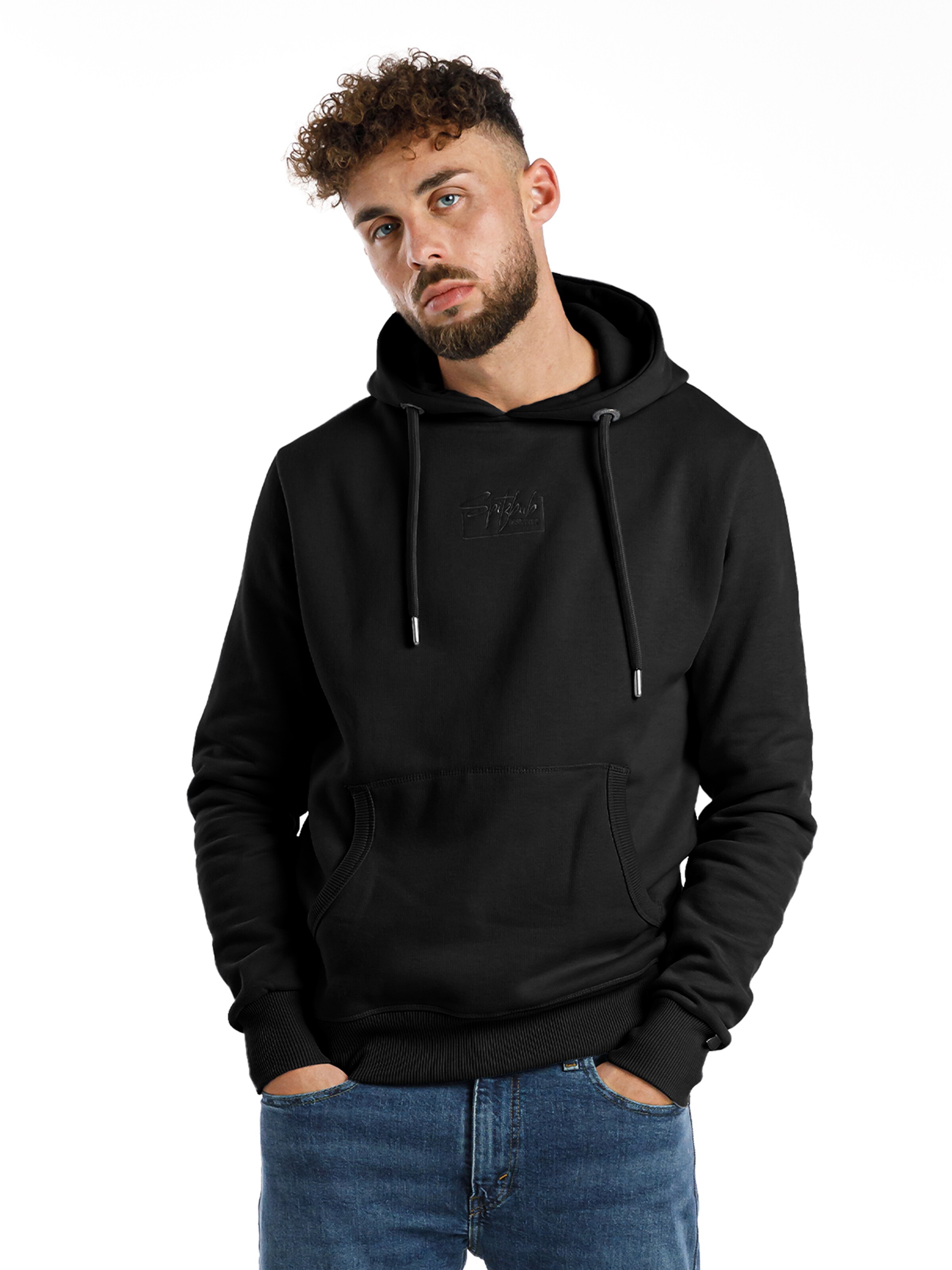 SPITZBUB Sweatshirt in Schwarz: Vorderseite