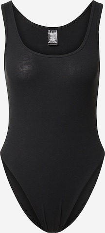 Calvin Klein Underwear Shirt Bodysuit in Black: front