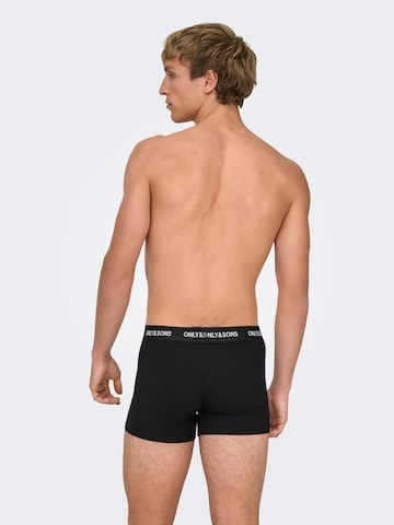 Only & Sons - Calzoncillo boxer 'ONSRiber' en negro