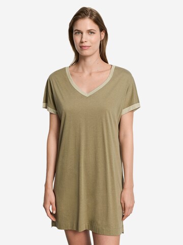 Hanro Nachthemd 'Laura' in Grün