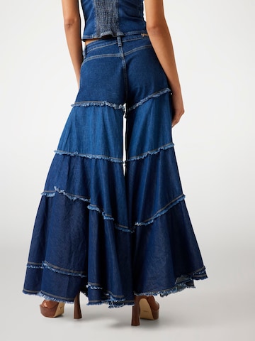 GUESS Wide Leg Jeans in Blau