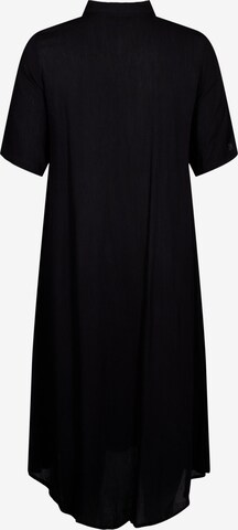 Rochie tip bluză 'Erose' de la Zizzi pe negru