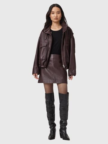 Jupe 'RENAI' AllSaints en rouge