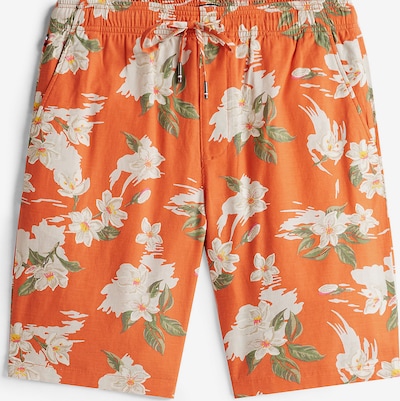 Kelnės 'Mercer' iš TOMMY HILFIGER, spalva – smėlio spalva / šviesiai žalia / mandarinų spalva / vilnos balta, Prekių apžvalga