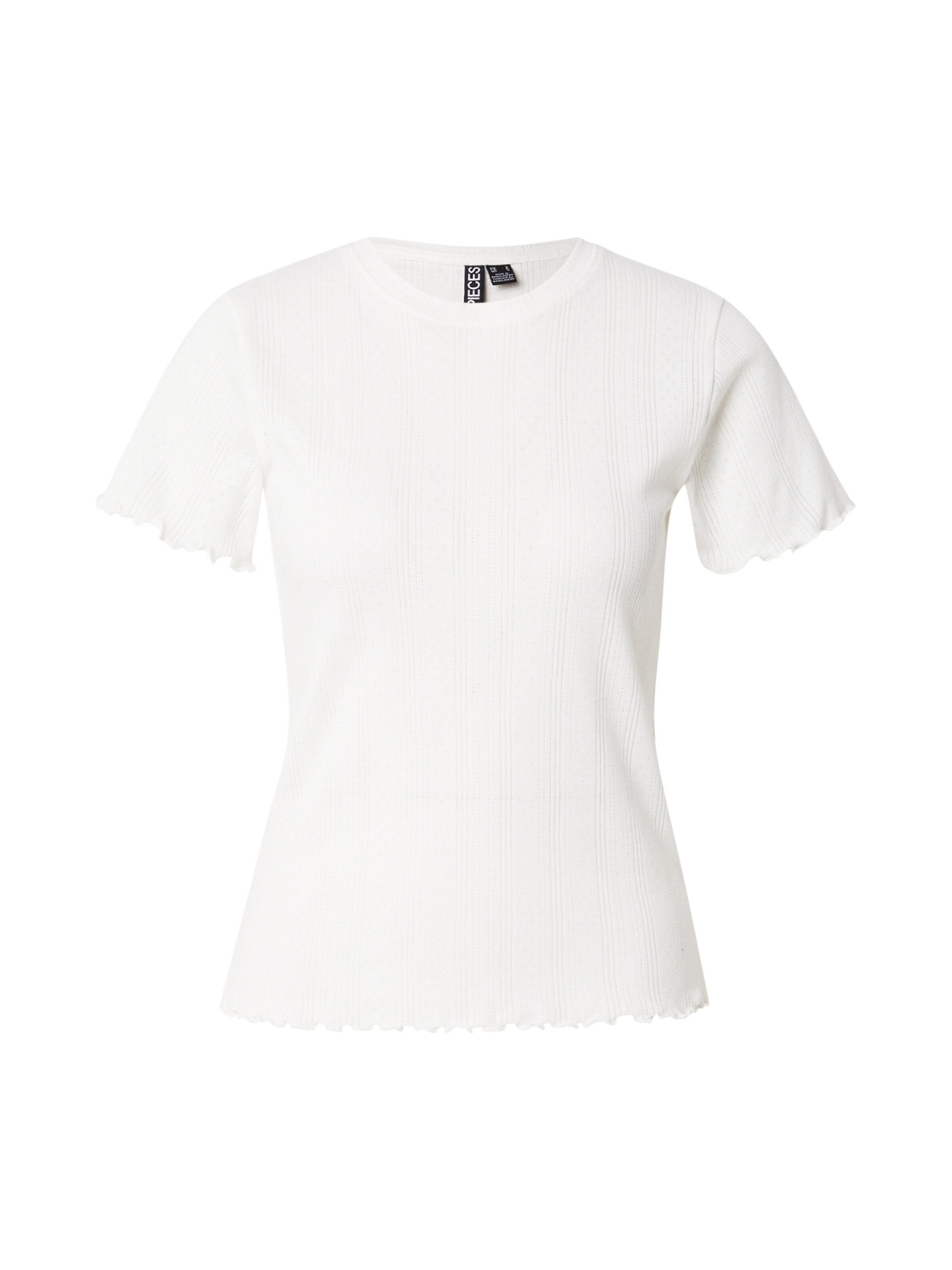 PIECES T-shirt 'PCFIA' i vit: framsida