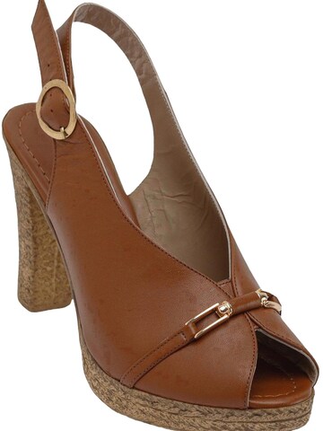 Limoya Slingback Pumps 'Damen-Absätze' in Brown: front
