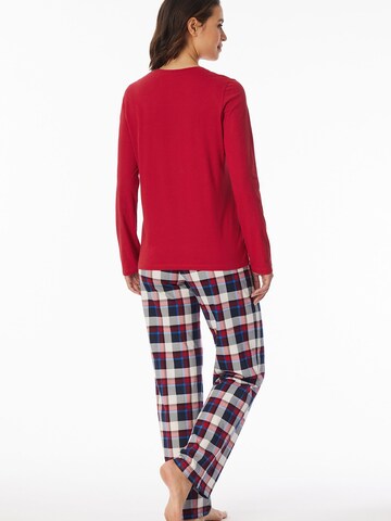 SCHIESSER Pyjama 'Family' in Rood