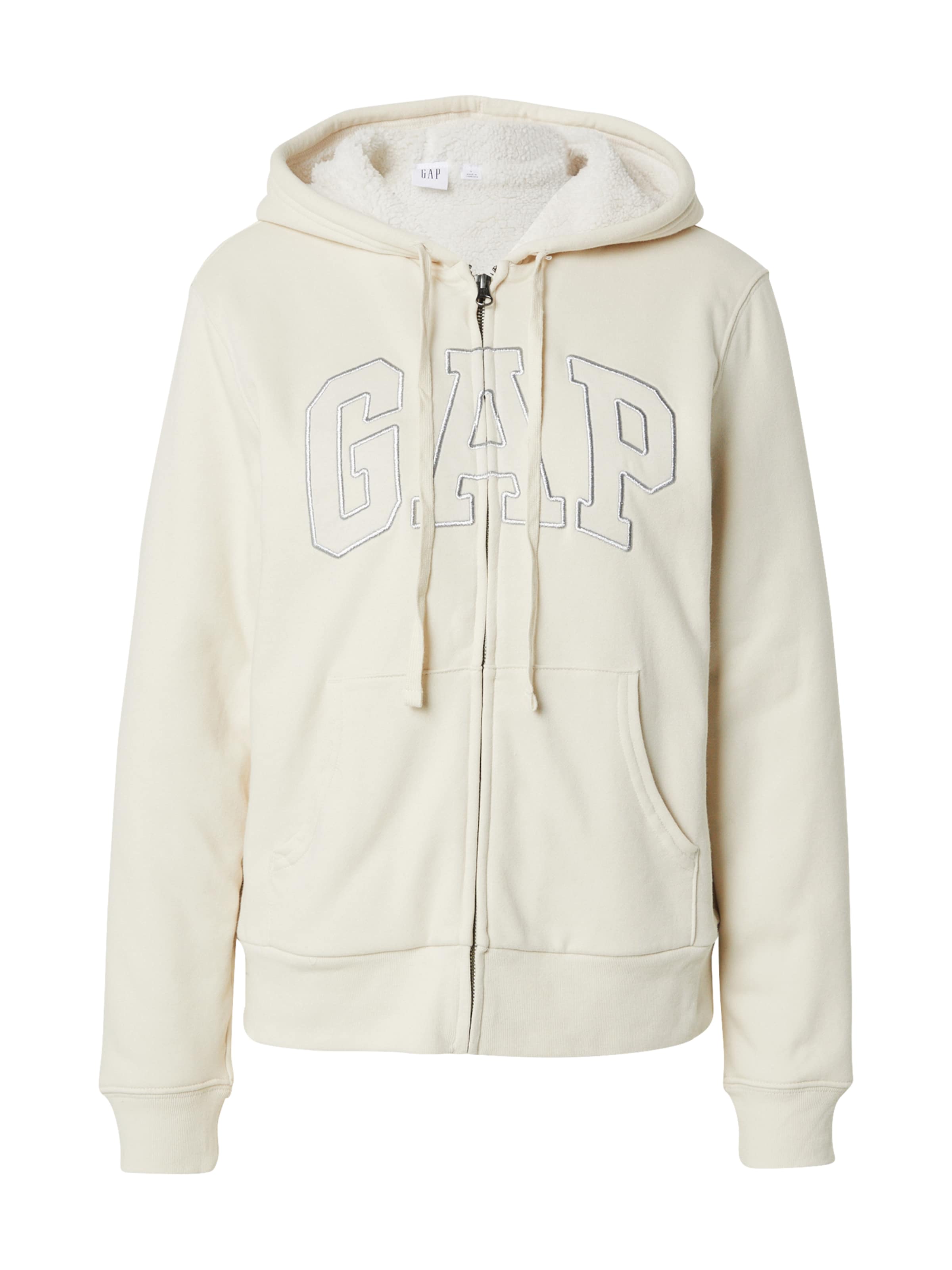 GAP Кофта на молнии 'HERITAGE' в Бежевый: спереди