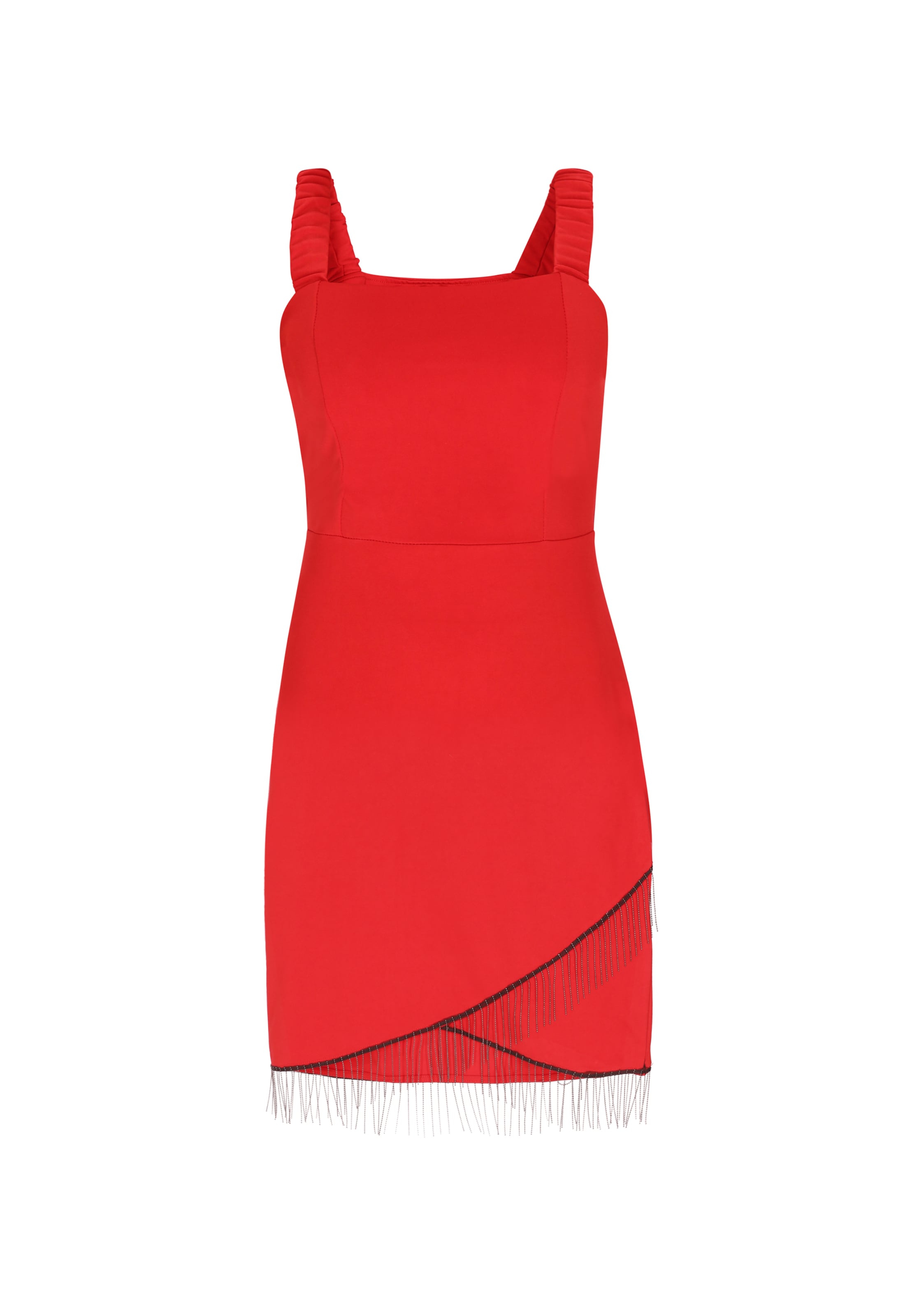 faina - Vestido de gala 'Fashion Look' en rojo: frente