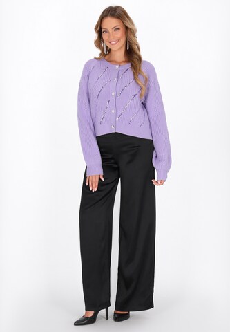 Cardigan faina en violet