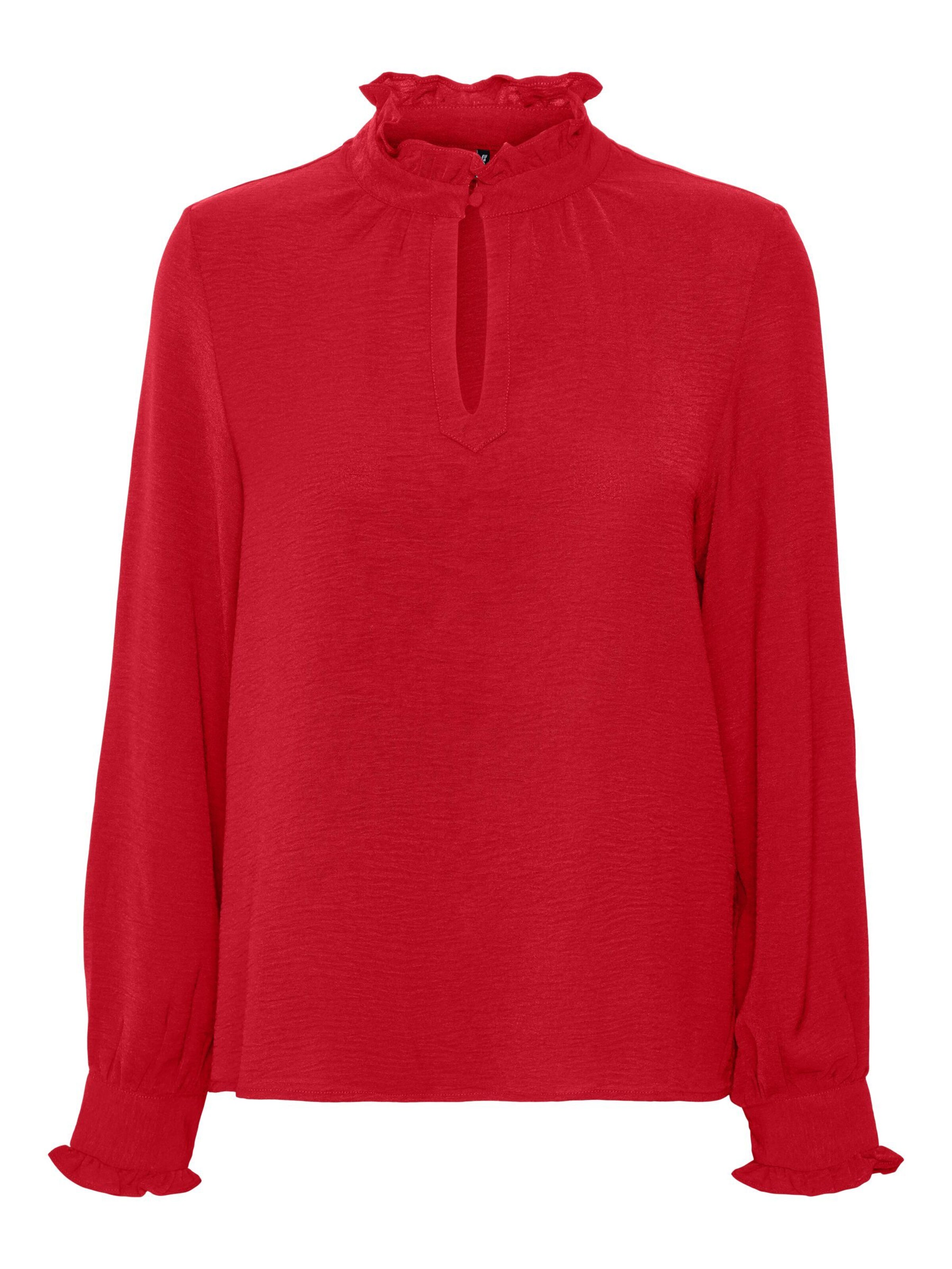 VERO MODA Blouse 'VMAlva' in Rood: voorkant